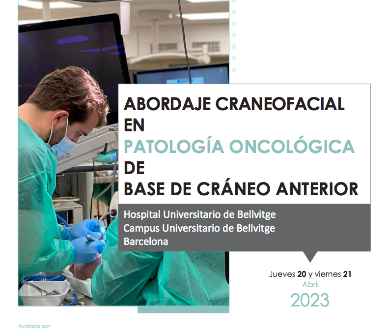 Curso Abordaje Craneofacial en Patología Oncológica de Base de Cráneo Anterior