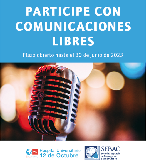 ¡Abierto el plazo para enviar comunicaciones libres para el XV Congreso Nacional SEBAC 2023 en Madrid!